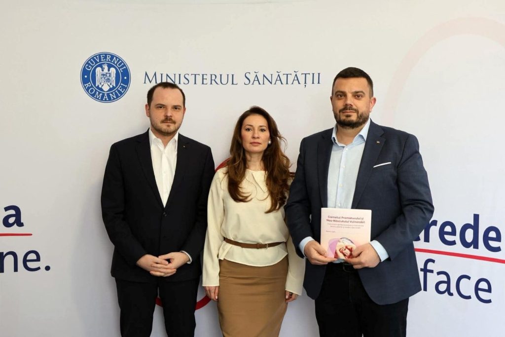 Ministerul Sănătății și Asociația Prematurilor au semnat un protocol de colaborare pentru crearea unui Program național de monitorizare a prematurilor până la vârsta de 5 ani, integrând „Carnetul Prematurului” în reglementările naționale