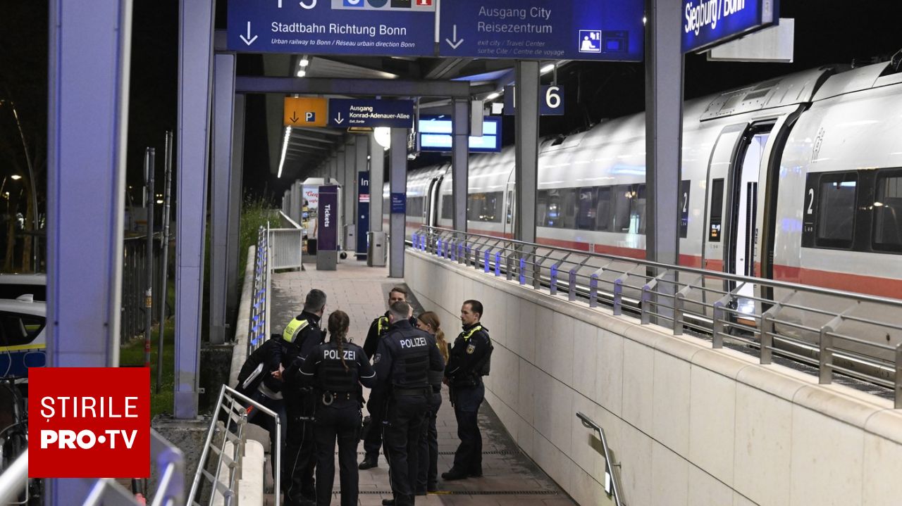 Tânăr a detonat arme în trenul din Germania, 12 răniți