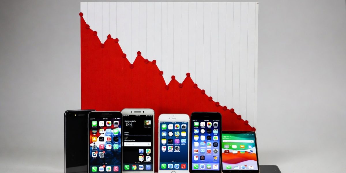 Livrările de smartphone-uri se prăbușesc: Apple, lider în T1, detronează Samsung