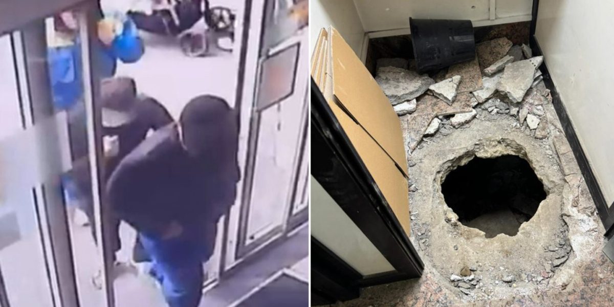 Hoții au golit o bancă din Napoli prin canalizare: Evadare ca-n filme