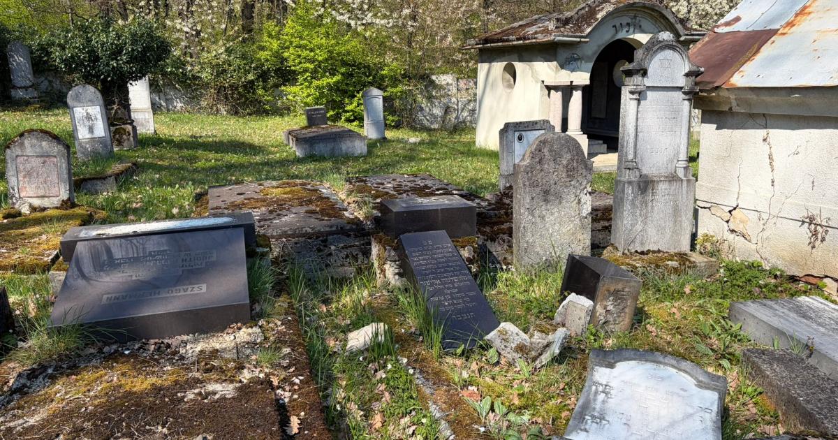 Monumente funerare vandalizate la cimitirul evreiesc din Reghin