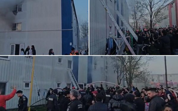 Incendiu în Constanța: 12 persoane, 4 copii, la spital