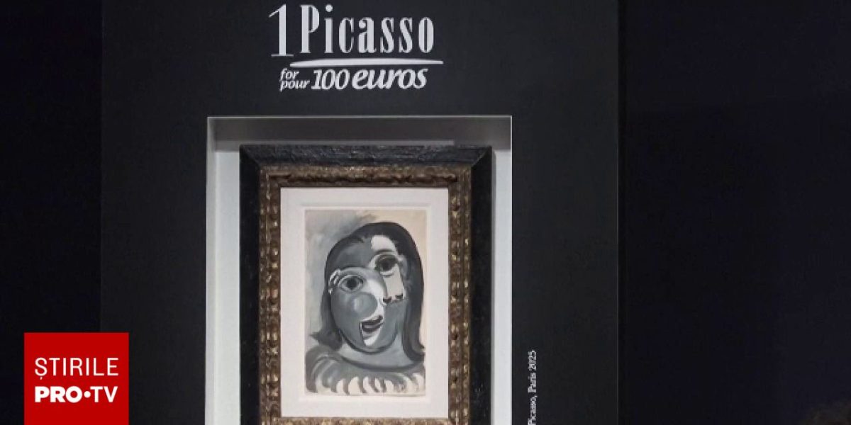 Francez cu 100 de euro: Picasso de 1 milion de euro la tombolă