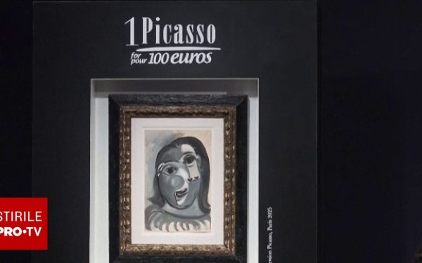 Francez cu 100 de euro: Picasso de 1 milion de euro la tombolă