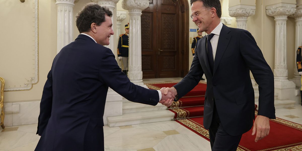 Rutte, la Cotroceni: Șeful NATO la cină cu Iohannis și președintele Poloniei