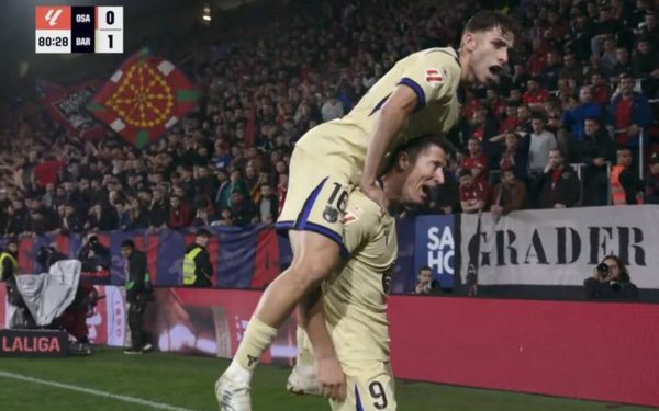 LEWANDOWSKI, gol salvator pentru Barcelona: VIDEO cu reușita polonezului