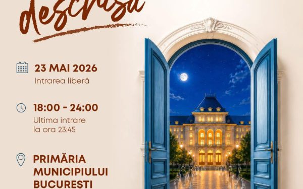 Seară de GALĂ la Primăria București: Deschidem porțile pentru public