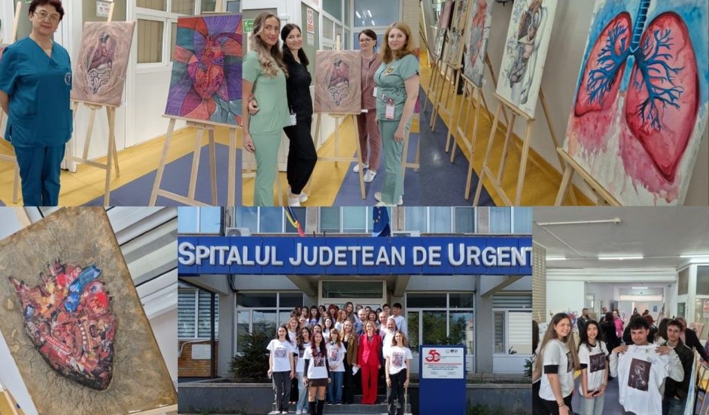 Corp și viață, în culori la Spitalul Județean Buzău: Expoziție-șoc!