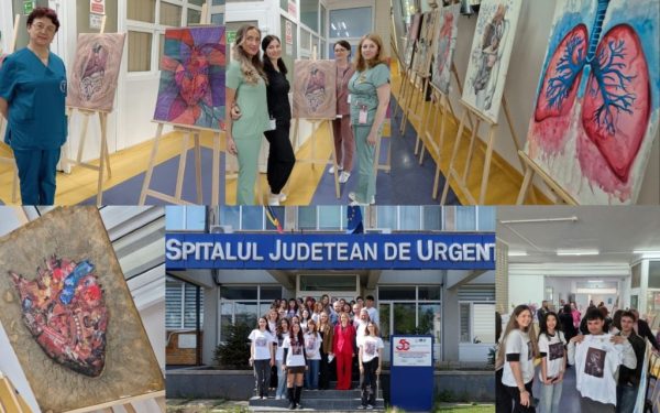 Corp și viață, în culori la Spitalul Județean Buzău: Expoziție-șoc!