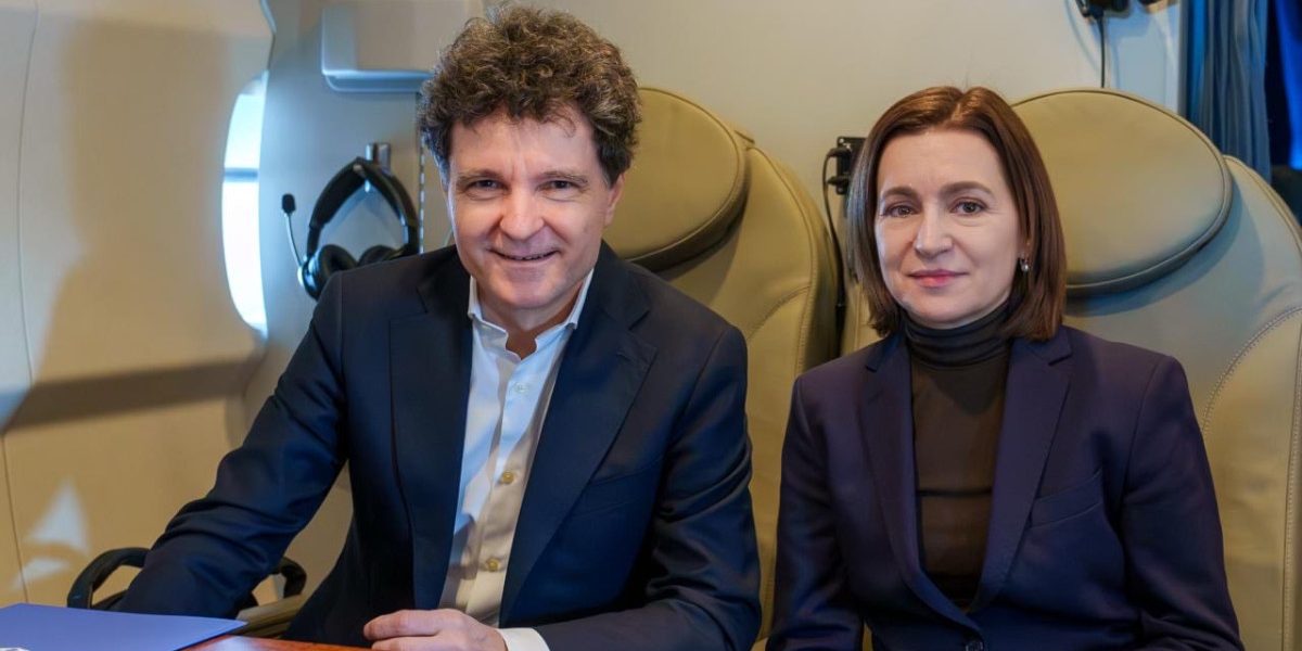 Nicușor Dan, la Erevan cu Maia Sandu: Primele imagini din Armenia