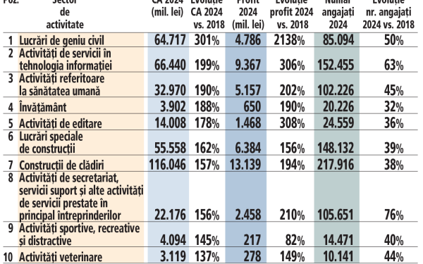 Construcții, IT, Sănătate: Motoarele economiei sau o nouă capcană