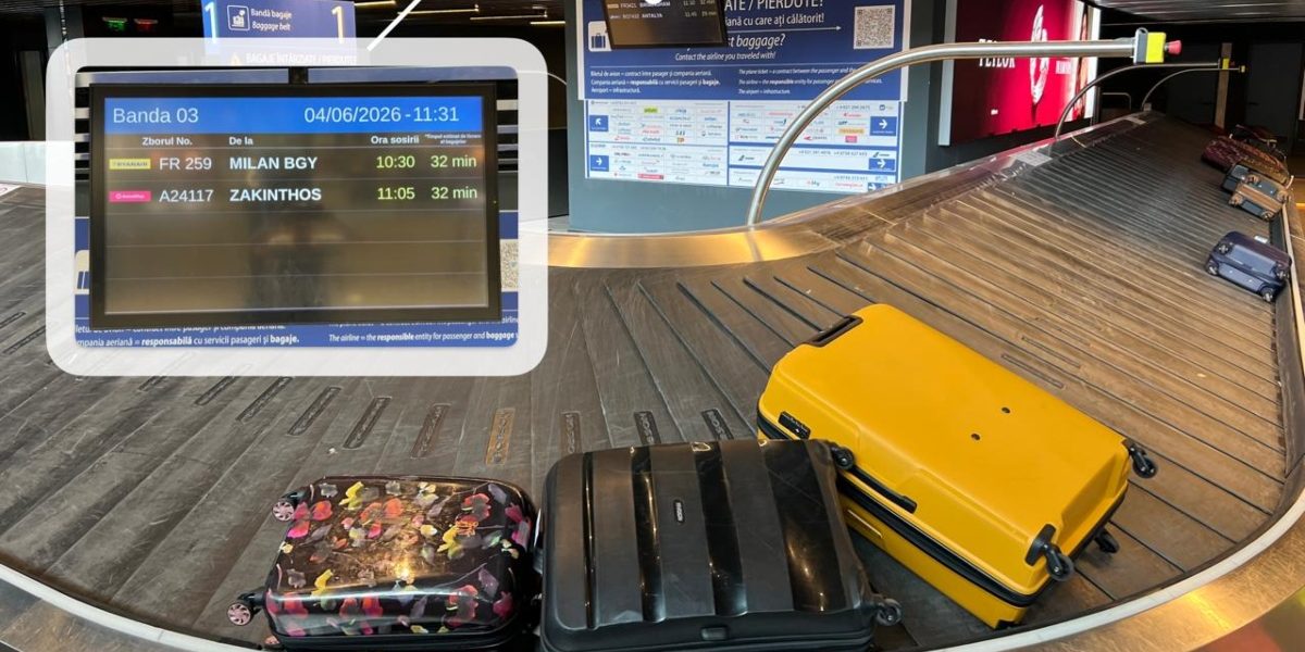 IA pe Otopeni: De acum știi CÂND îți iei bagajul