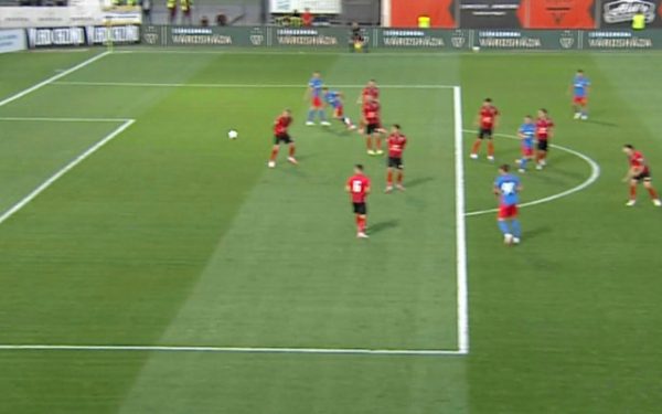 Csikszereda – FCSB, gol Radunovic: 0-1 pe DGS 1