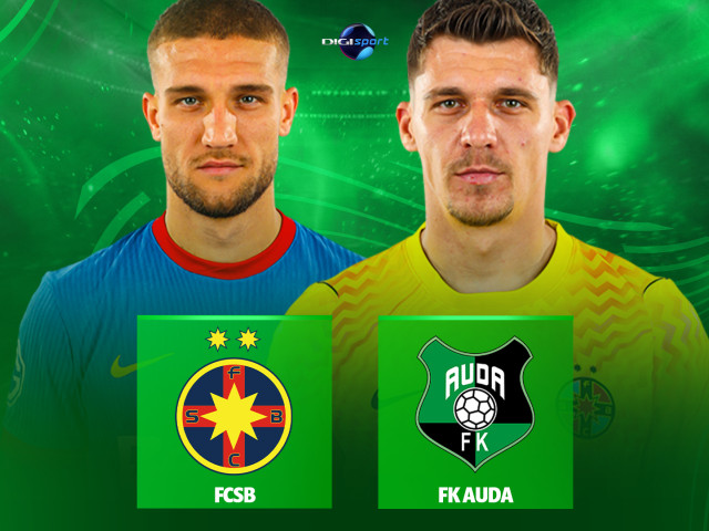 FCSB debutează în Conference League: Auda, LIVE TEXT Digi Sport