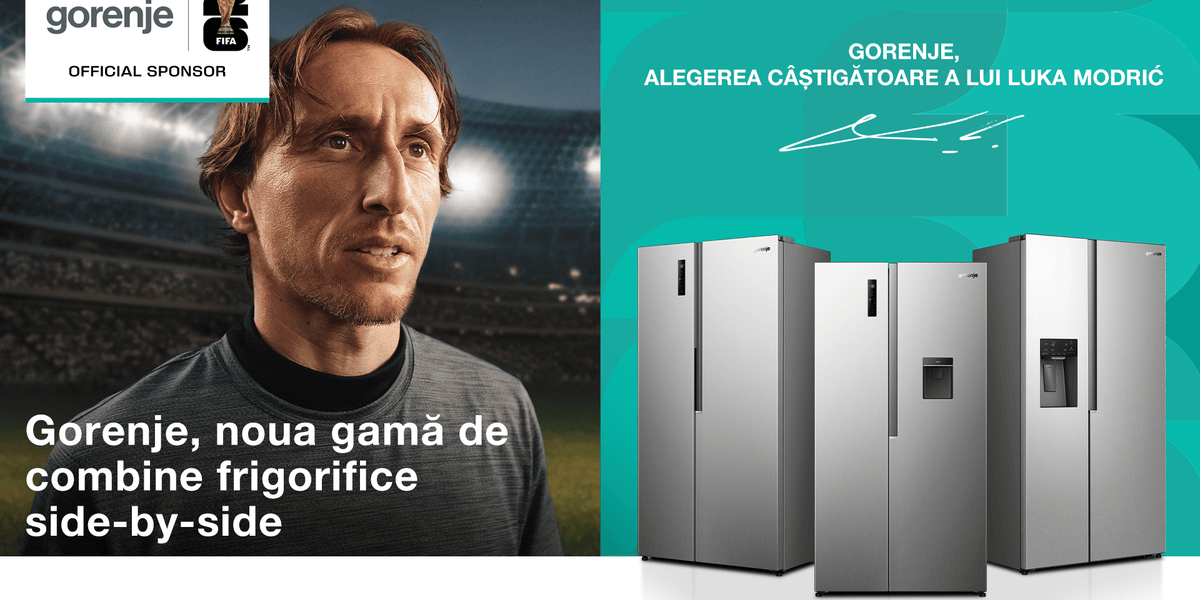 Gorenje Lansează Frigidere Side-by-Side pentru Campionatul Mondial FIFA™