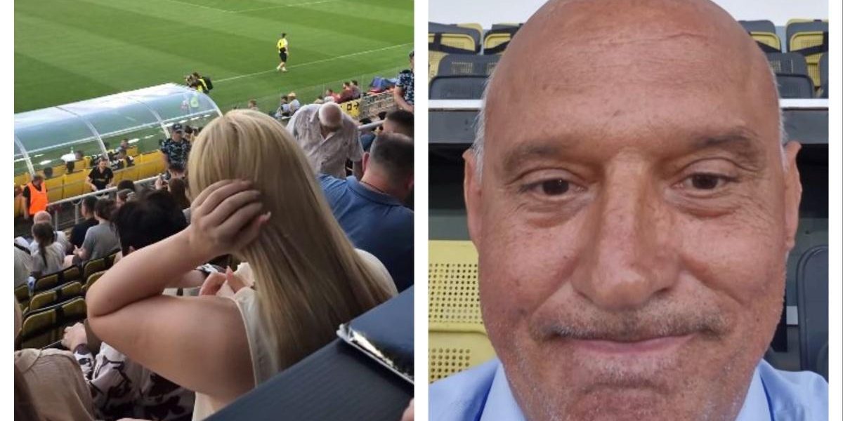 Prunea, filmat la meci: Reacție uluitoare după scandalul cu femeile pe stadion