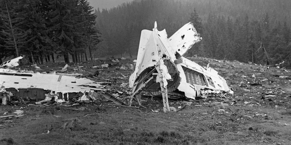 Tarom, Apuseni 1970: Când avionul a căzut din cer