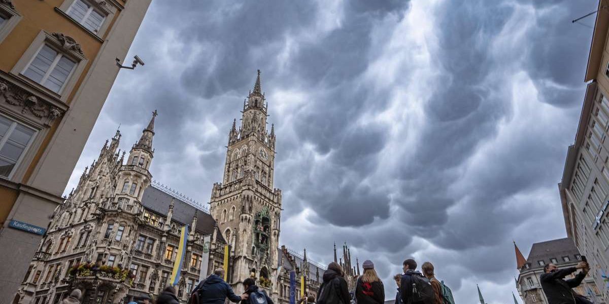 Munchen, val de căldură înainte de furtună