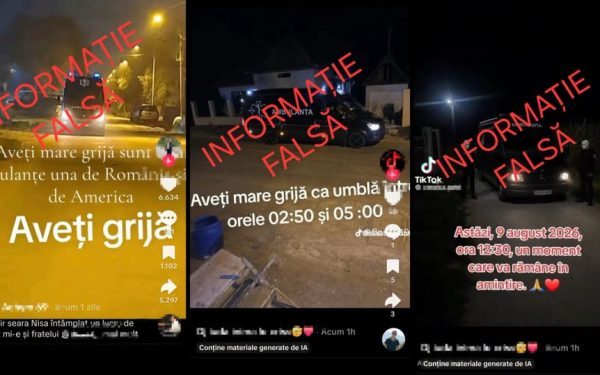 Ambulanța neagră, falsă: MAI dezminte fake news de pe TikTok
