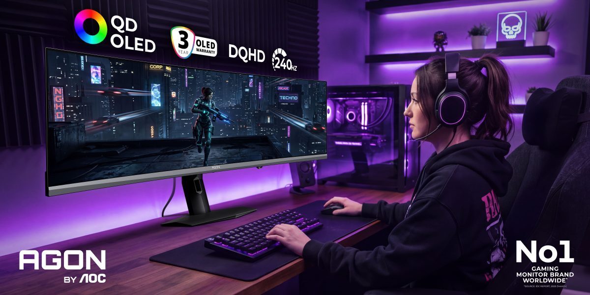 AOC revoluționează gamingul: Monitoare QD-OLED 360Hz și 240Hz
