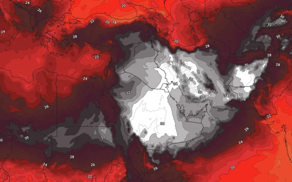 A widespread heat wave hits 8 Arab countries, raising temperatures to over 50 degrees Celsius. | ArabiaWeather