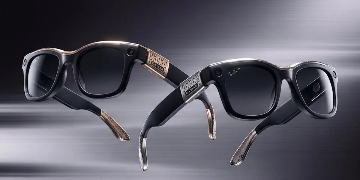 Ray-Ban lansează ochelari de lux cu AUR și piele de crocodil