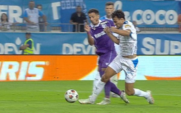 Universitatea Craiova: Penalty refuzat în minutul 90? Reluările spun tot