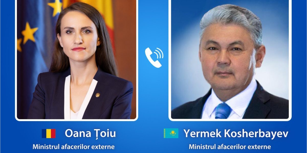 Oana Țoiu, discuții cheie cu Kazahstanul: țițeiul, subiect de interes