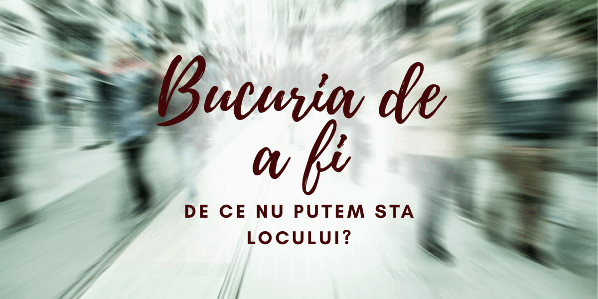 Oamenii nu stau locului: bucuria e în mișcare