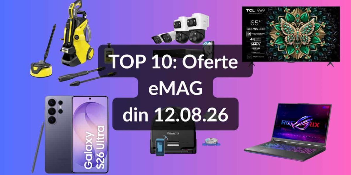 TOP Tech: Karcher, gaming PC și TV QD-MiniLED sub 3000 lei
