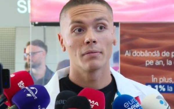 Popovici, înainte de Paris: „Îmi poartă un pic de noroc”
