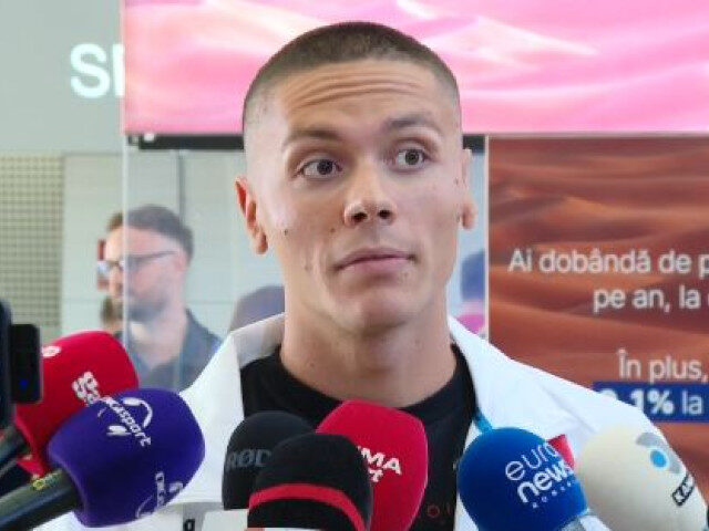 Popovici, înainte de Paris: „Îmi poartă un pic de noroc”
