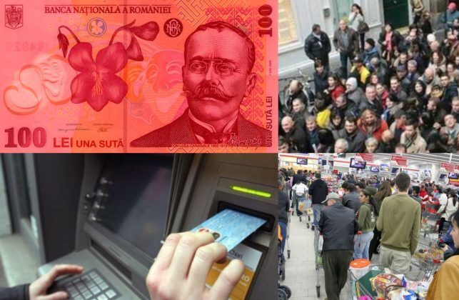 Recesiune în România: Euro zboară, inflația crește, PIB-ul scade