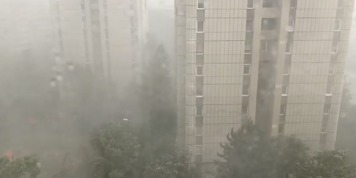 Furtună devastatoare în Brașov: copaci doborâți, garaje sub ape