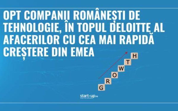 Opt firme românești de tehnologie, campioane în creștere EMEA