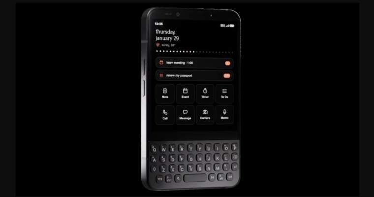 Minimal Phone 2: Smartphone cu tastatură pe Kickstarter