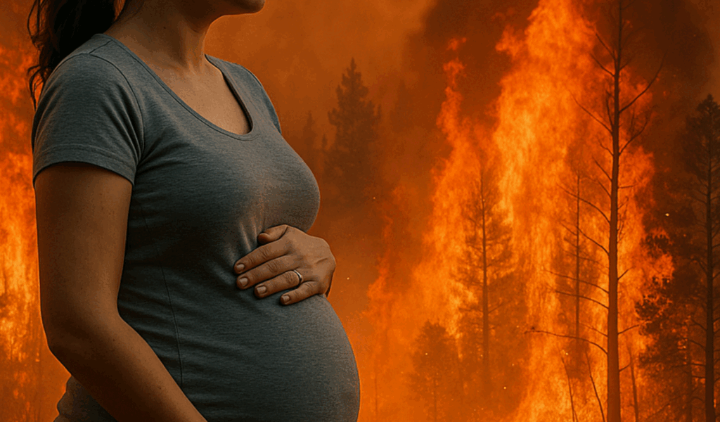 Fumul de la incendii, risc grav pentru gravide: studiul alertează