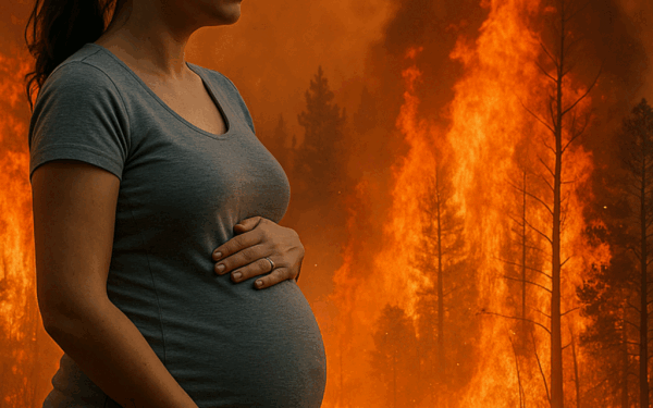 Fumul de la incendii, risc grav pentru gravide: studiul alertează