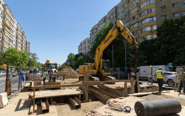 Rețele subterane modernizate, dar probleme pe șantier