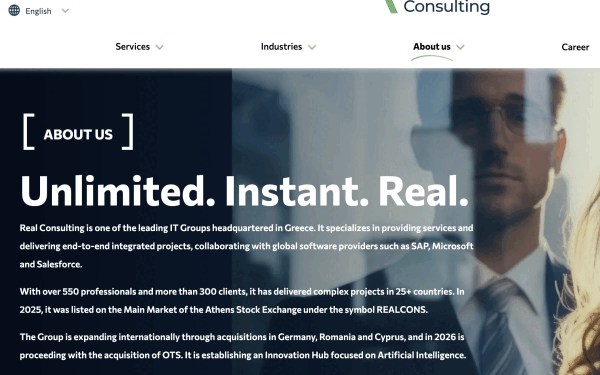 Grecii de la Real Consulting, 97% din Smart UX. Tranzacție SAP de 3 mil. euro