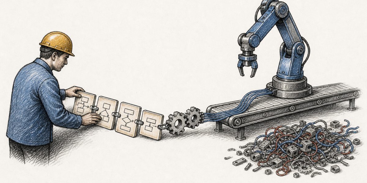 Roboții în fabrici: Procese și date, nu doar mașinării