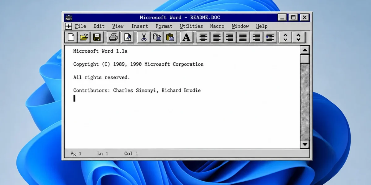 Word vechi pe Windows 11: lecție software modernă