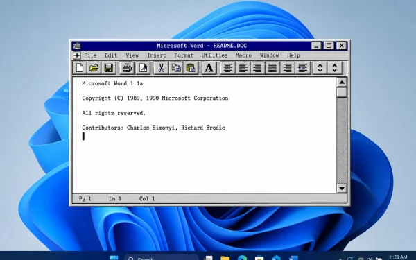 Word vechi pe Windows 11: lecție software modernă