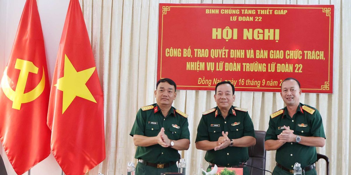 Colonelul Mai Thế Cường, noul comandant al Brigăzii 22