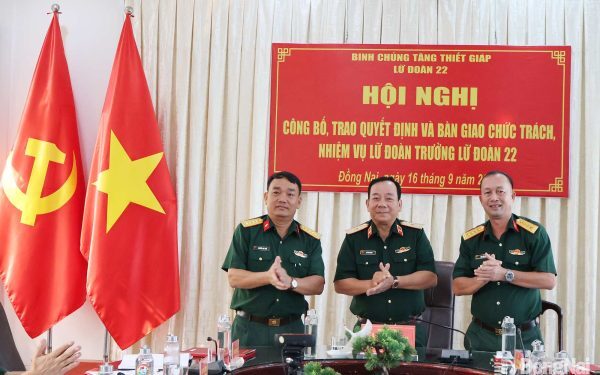 Colonelul Mai Thế Cường, noul comandant al Brigăzii 22
