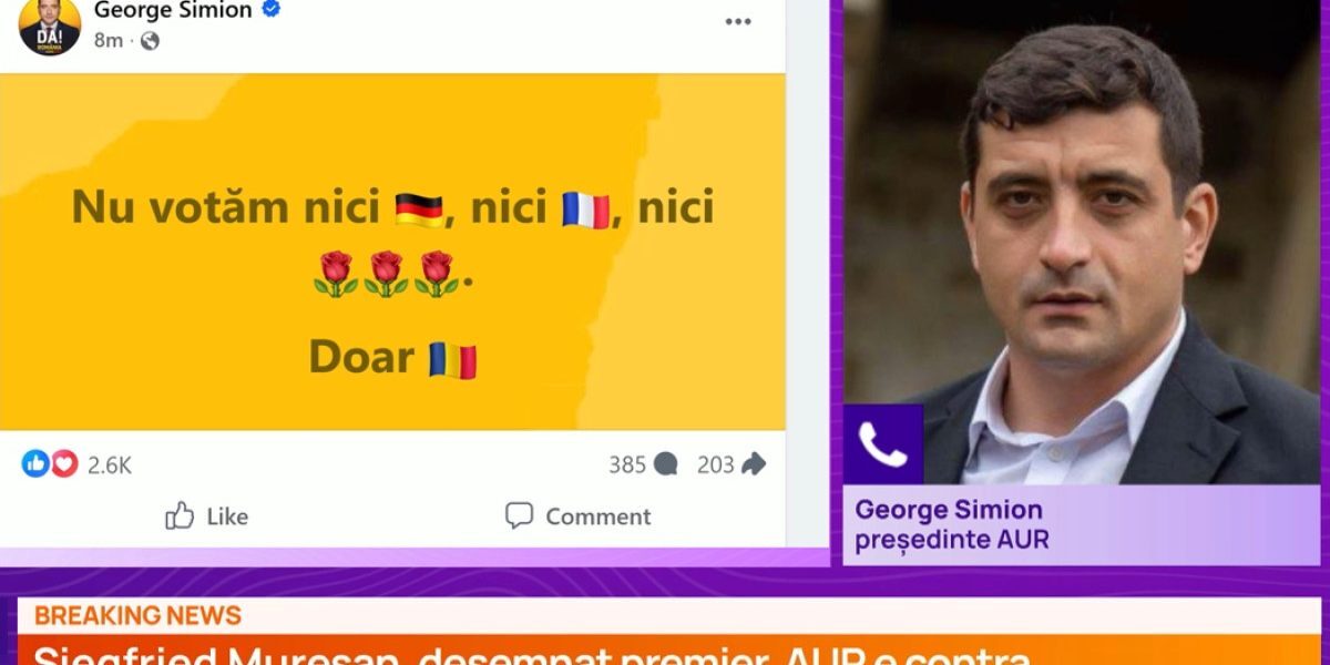 Simion, acuzații despre premier și PSD: „Înțelegere ascunsă”