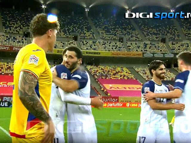 Tricolorul zâmbește cu adversarul: cum s-a filmat după 2-4