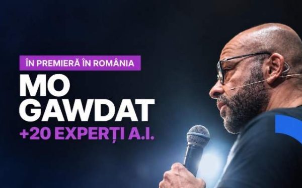 AI: 20 de experți și Mo Gawdat, la dezbaterea zilei la București