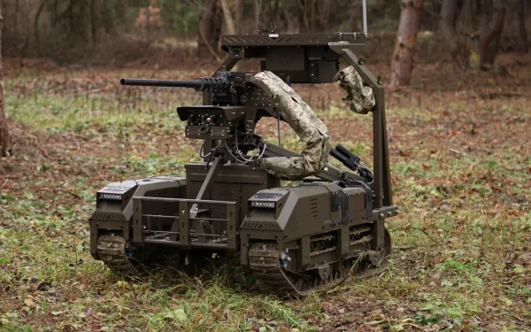 Ucraina: Robot contra dronă rusă, luptă pe câmpul de luptă VIDEO
