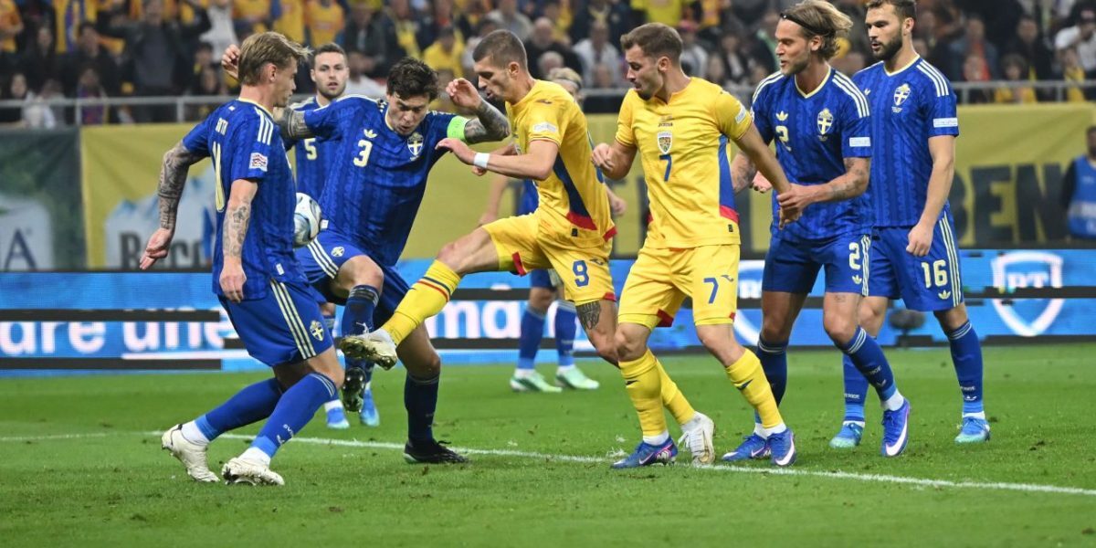 România, înfrângere cu Suedia. Patru eșecuri la rând în Liga Națiunilor